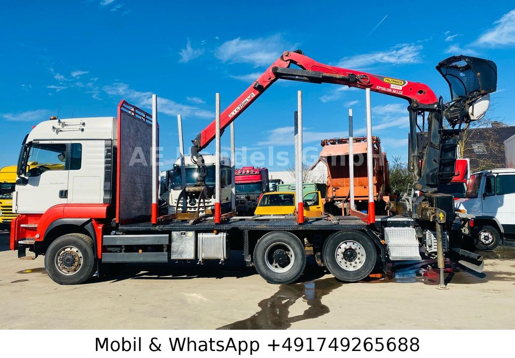 MAN TGS 28.500 XLX BL 6x4 *Palfinger-Epsilon-M12Z/AP - Φορτηγό ξυλείας, Φορτηγό με γερανό: φωτογραφία 2 MAN TGS 28.500 XLX BL 6x4 *Palfinger-Epsilon-M12Z/AP - Φορτηγό ξυλείας, Φορτηγό με γερανό: φωτογραφία 2