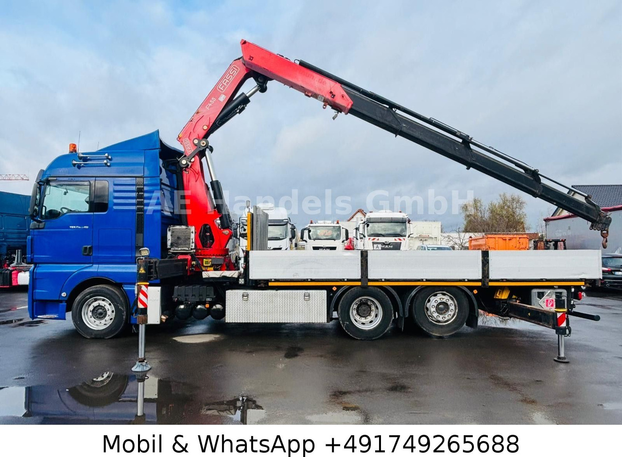 MAN TGX 26.540 XLX BL 6x2 FASSI F455 *Funk/Lenk+Lift - Φορτηγό με ανοιχτή καρότσα, Φορτηγό με γερανό: φωτογραφία 3 MAN TGX 26.540 XLX BL 6x2 FASSI F455 *Funk/Lenk+Lift - Φορτηγό με ανοιχτή καρότσα, Φορτηγό με γερανό: φωτογραφία 3