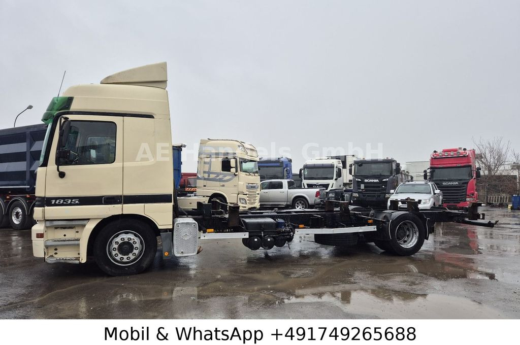 Mercedes-Benz Actros 1835 LL BDF *Analog/AHK/Klima/Tempomat - Φορτηγό μεταφοράς εμπορευματοκιβωτίων/ Κινητό αμάξωμα: φωτογραφία 2 Mercedes-Benz Actros 1835 LL BDF *Analog/AHK/Klima/Tempomat - Φορτηγό μεταφοράς εμπορευματοκιβωτίων/ Κινητό αμάξωμα: φωτογραφία 2