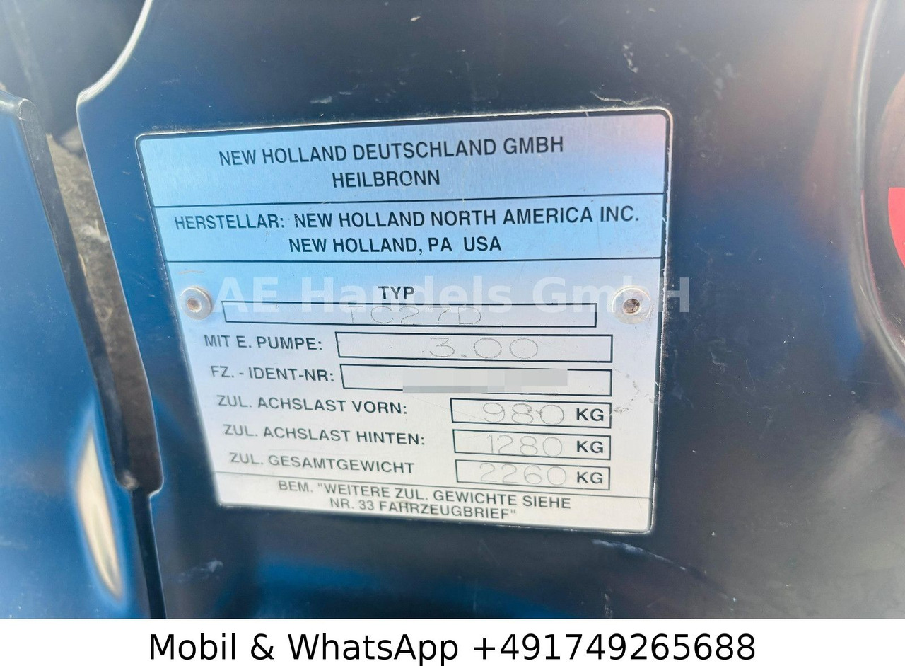 Τρακτέρ New Holland TC22D Compact Tractor *1500Std./StraßenZulassung: φωτογραφία 12