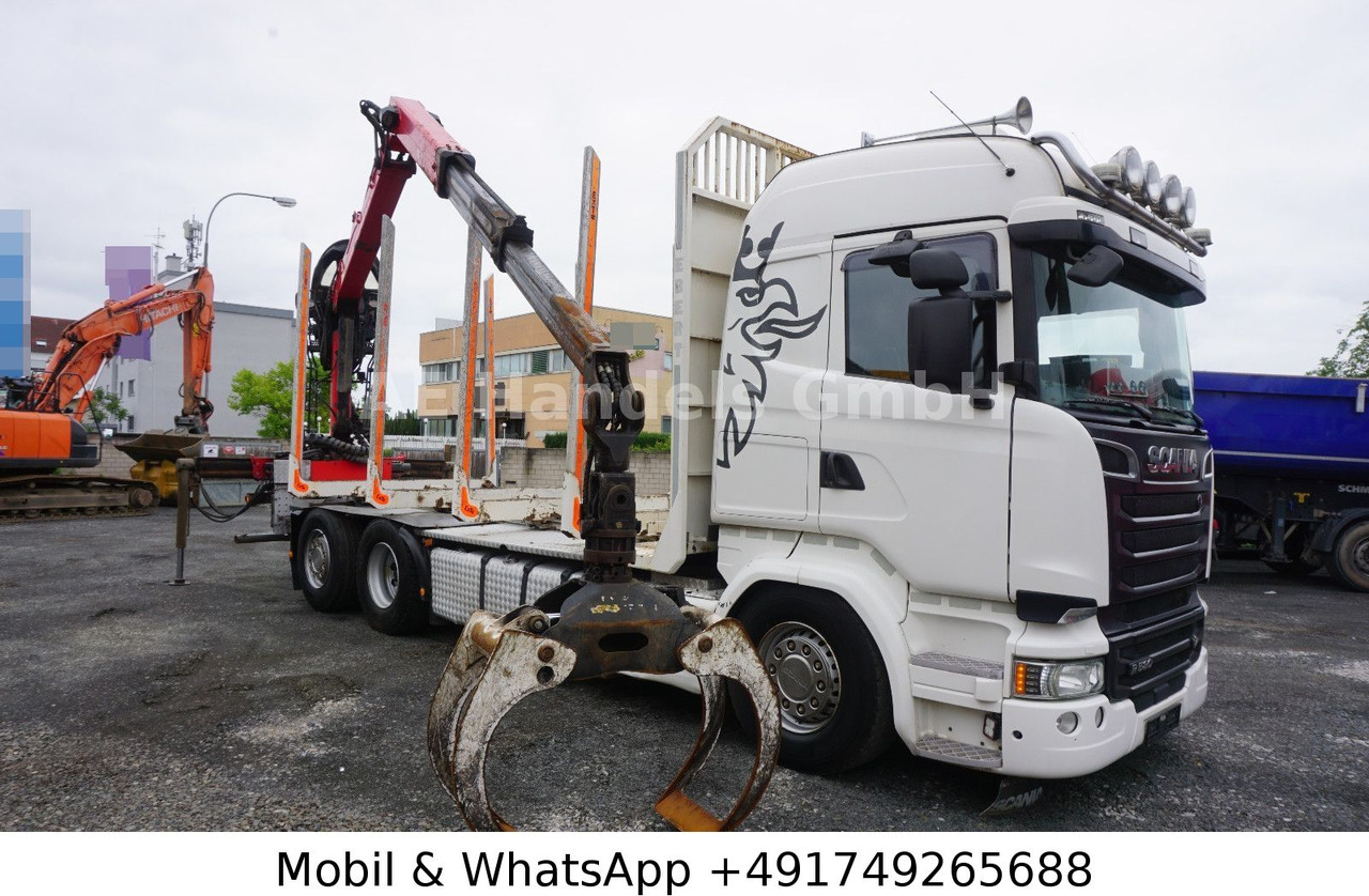 Scania R580 V8 Highline Palfinger-M120L97 *Retarder/ACC - Φορτηγό με γερανό: φωτογραφία 1 Scania R580 V8 Highline Palfinger-M120L97 *Retarder/ACC - Φορτηγό με γερανό: φωτογραφία 1