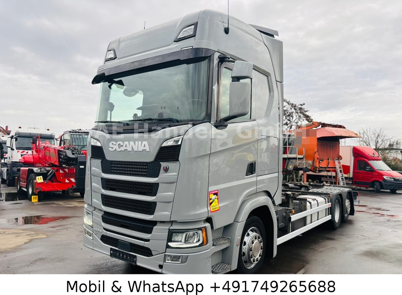 Scania S450 HighLine BDF *Retarder/Lenk+Lift/Multi/ACC - Φορτηγό μεταφοράς εμπορευματοκιβωτίων/ Κινητό αμάξωμα: φωτογραφία 1 Scania S450 HighLine BDF *Retarder/Lenk+Lift/Multi/ACC - Φορτηγό μεταφοράς εμπορευματοκιβωτίων/ Κινητό αμάξωμα: φωτογραφία 1