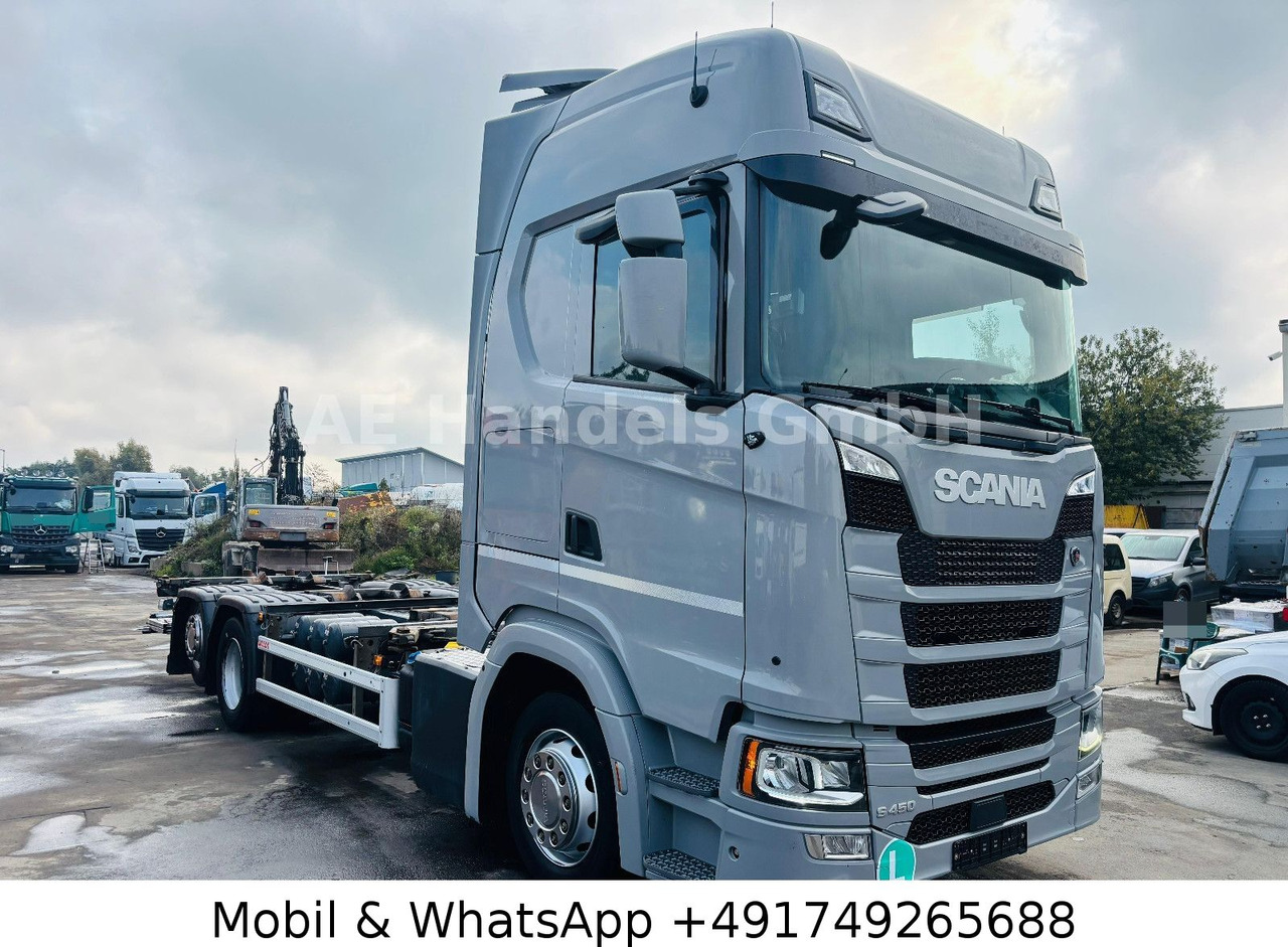 Scania S450 HighLine BDF *Retarder/Lenk+Lift/Multi/LBW - Φορτηγό μεταφοράς εμπορευματοκιβωτίων/ Κινητό αμάξωμα: φωτογραφία 1 Scania S450 HighLine BDF *Retarder/Lenk+Lift/Multi/LBW - Φορτηγό μεταφοράς εμπορευματοκιβωτίων/ Κινητό αμάξωμα: φωτογραφία 1