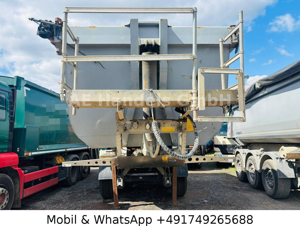 Επικαθήμενο ανατρεπόμενο Schmitz Cargobull SKI 24 Stahl *24m³ / 1.Liftachse / Schieber: φωτογραφία 6