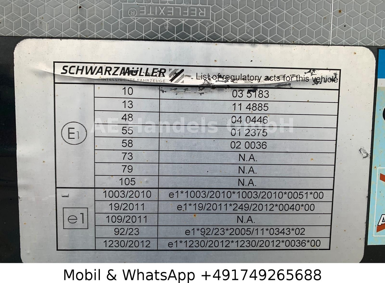 Επικαθήμενο ανατρεπόμενο Schwarzmüller SK Thermo Stahl *28m³/E-Verdeck/Alcoa/Smartbaord: φωτογραφία 16