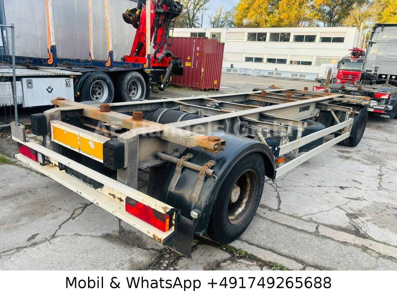 Sommer AW 18T Drehschemel BDF *Luft/Luft*Scheibenbremse - Ρυμούλκα μεταφοράς εμπορευματοκιβωτίων/ Κινητό αμάξωμα: φωτογραφία 5 Sommer AW 18T Drehschemel BDF *Luft/Luft*Scheibenbremse - Ρυμούλκα μεταφοράς εμπορευματοκιβωτίων/ Κινητό αμάξωμα: φωτογραφία 5