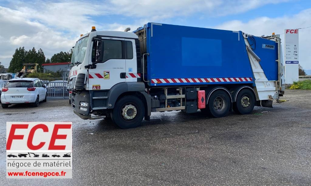 MAN TGS 26.360-6x2 FAUN VR5Z/ZÖLLER endommagé - Απορριμματοφόρο: φωτογραφία 1 MAN TGS 26.360-6x2 FAUN VR5Z/ZÖLLER endommagé - Απορριμματοφόρο: φωτογραφία 1