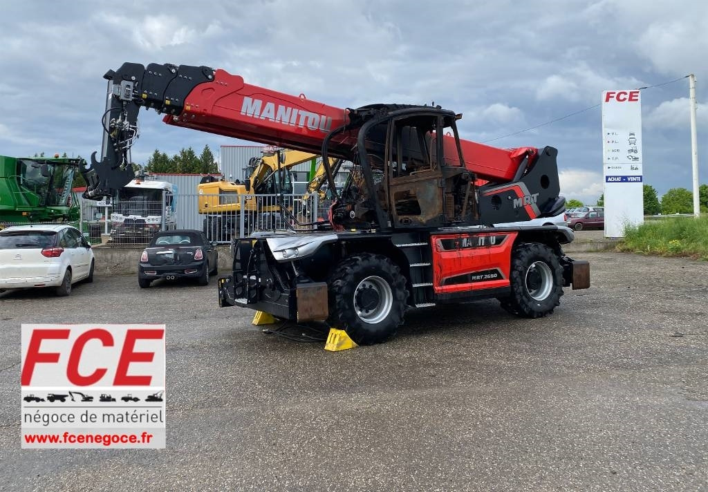 Manitou MRT 2660/360-160Y-ST5/S1 1er Main endommagé - Τηλεσκοπικός φορτωτής: φωτογραφία 1 Manitou MRT 2660/360-160Y-ST5/S1 1er Main endommagé - Τηλεσκοπικός φορτωτής: φωτογραφία 1