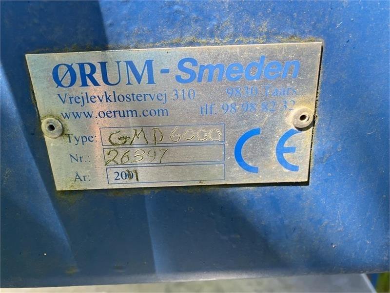 Ørum GMD 6000 - Κοπροδιανομέας υγρής κοπριάς: φωτογραφία 3 Ørum GMD 6000 - Κοπροδιανομέας υγρής κοπριάς: φωτογραφία 3