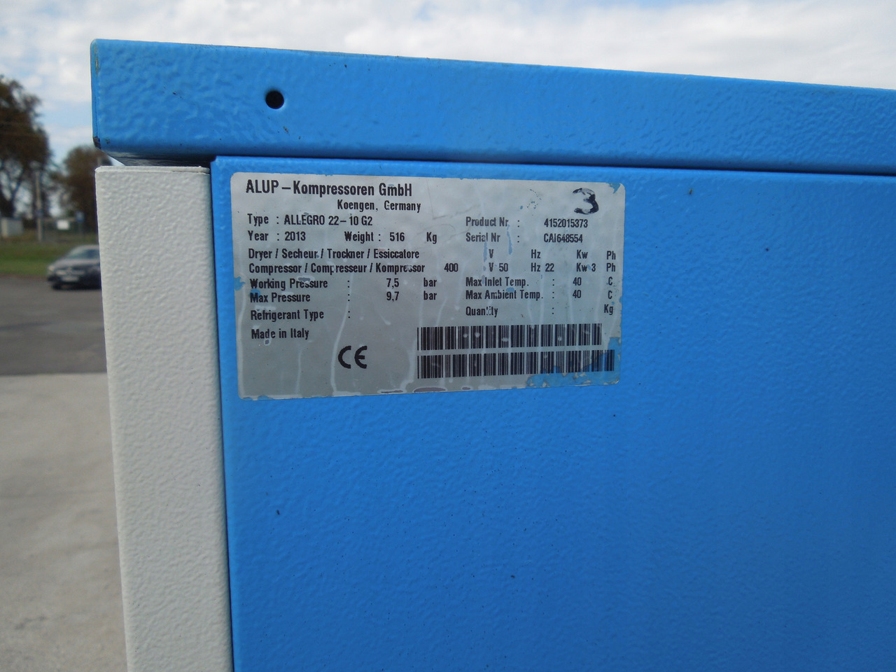 ALUP ALLEGRO 22-10 - Αεροσυμπιεστής: φωτογραφία 5 ALUP ALLEGRO 22-10 - Αεροσυμπιεστής: φωτογραφία 5