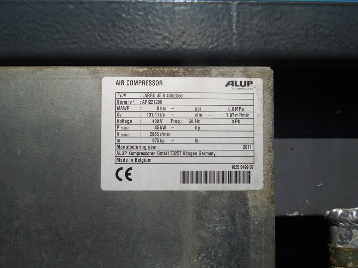 ALUP LARGO 45/8 - Αεροσυμπιεστής: φωτογραφία 2 ALUP LARGO 45/8 - Αεροσυμπιεστής: φωτογραφία 2