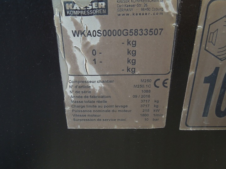 KAESER M250 - Αεροσυμπιεστής: φωτογραφία 3 KAESER M250 - Αεροσυμπιεστής: φωτογραφία 3