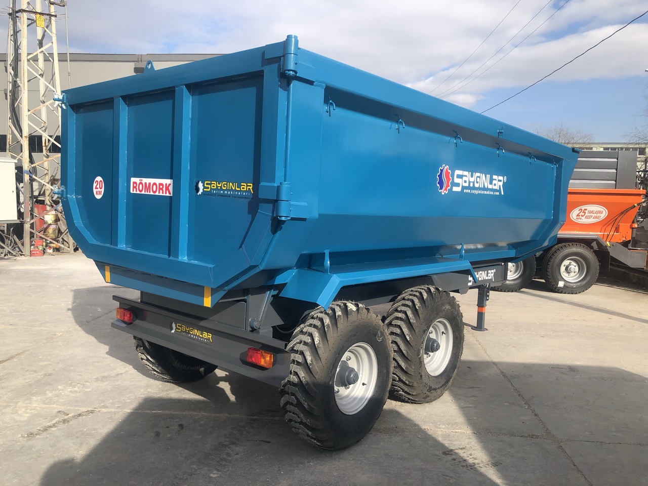 SAYGINLAR 8 TON DUMP TRAILER - Ρυμούλκα ανατρεπόμενο: φωτογραφία 2 SAYGINLAR 8 TON DUMP TRAILER - Ρυμούλκα ανατρεπόμενο: φωτογραφία 2