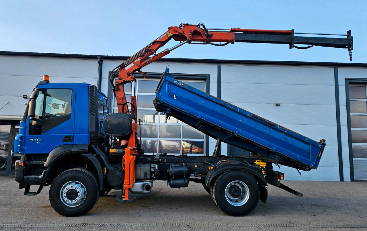 Iveco Trakker 190T33 4x4 Euro5 Kran Atlas 120.2E Funk - Φορτηγό ανατρεπόμενο, Φορτηγό με γερανό: φωτογραφία 4 Iveco Trakker 190T33 4x4 Euro5 Kran Atlas 120.2E Funk - Φορτηγό ανατρεπόμενο, Φορτηγό με γερανό: φωτογραφία 4