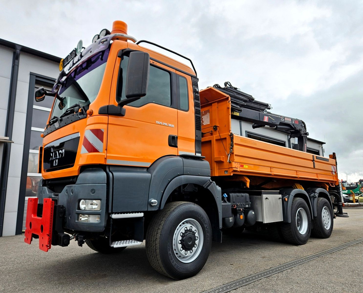 MAN TGS 28.360 6x4-4 HIAB 144E-4 Kran Euro5 - Φορτηγό ανατρεπόμενο, Φορτηγό με γερανό: φωτογραφία 4 MAN TGS 28.360 6x4-4 HIAB 144E-4 Kran Euro5 - Φορτηγό ανατρεπόμενο, Φορτηγό με γερανό: φωτογραφία 4