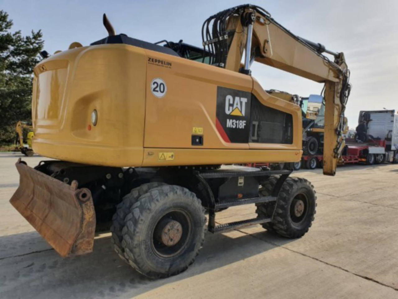 CAT M318F - Τροχοφόρος εκσκαφέας: φωτογραφία 3 CAT M318F - Τροχοφόρος εκσκαφέας: φωτογραφία 3