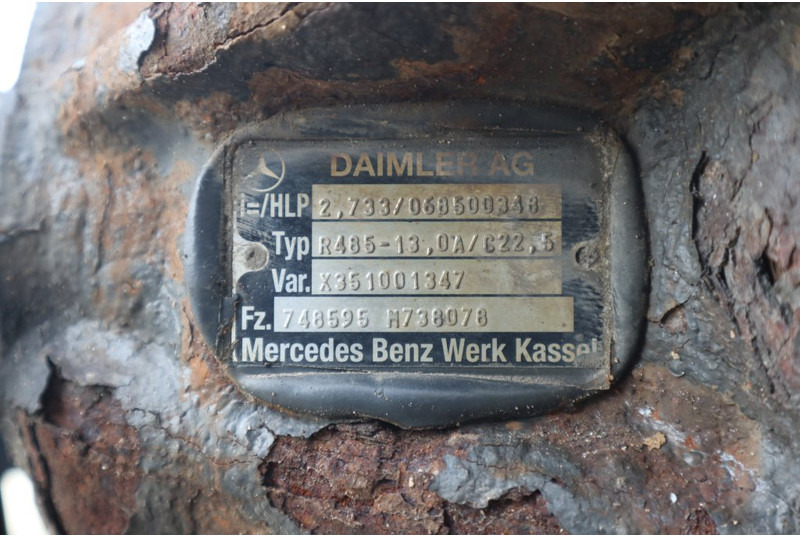 Mercedes-Benz R485-13A/C22.5 41/15 748595M738078 - Πίσω άξονας για Φορτηγό: φωτογραφία 4 Mercedes-Benz R485-13A/C22.5 41/15 748595M738078 - Πίσω άξονας για Φορτηγό: φωτογραφία 4