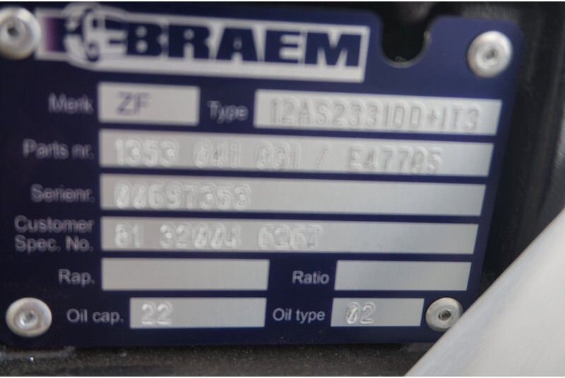 ZF 12AS2331DD INT3 - Κιβώτιο ταχυτήτων για Φορτηγό: φωτογραφία 5 ZF 12AS2331DD INT3 - Κιβώτιο ταχυτήτων για Φορτηγό: φωτογραφία 5