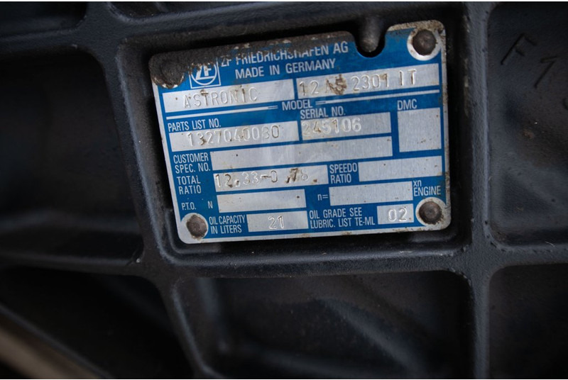 ZF 12AS23331OD+INT 81.32003-6895 - Κιβώτιο ταχυτήτων για Φορτηγό: φωτογραφία 5 ZF 12AS23331OD+INT 81.32003-6895 - Κιβώτιο ταχυτήτων για Φορτηγό: φωτογραφία 5