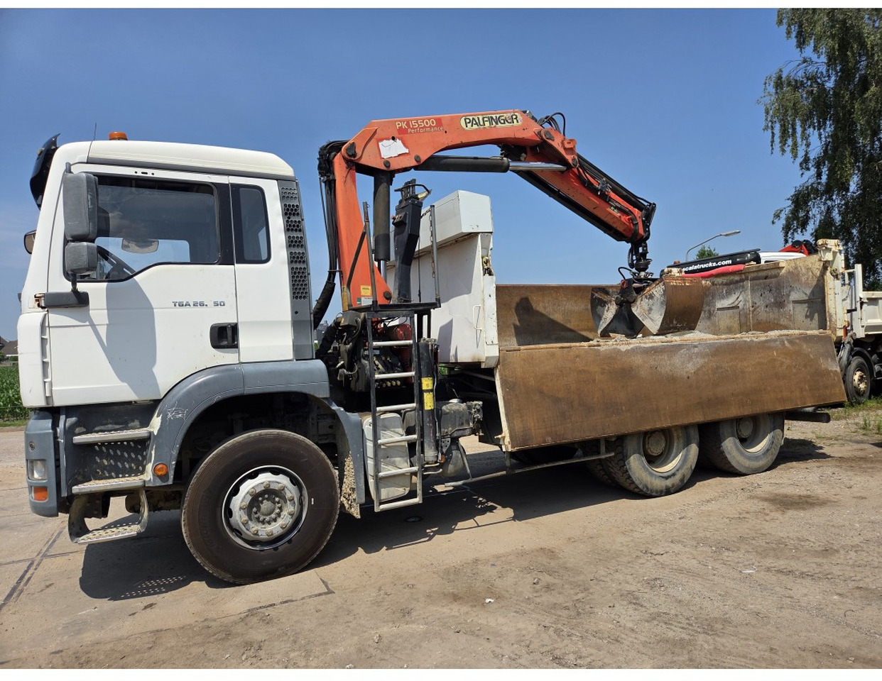 MAN TGA 26.350 6X4 BORDMATIC TIPPER CRANE PALFINGER PK15500 - Φορτηγό ανατρεπόμενο, Φορτηγό με γερανό: φωτογραφία 5 MAN TGA 26.350 6X4 BORDMATIC TIPPER CRANE PALFINGER PK15500 - Φορτηγό ανατρεπόμενο, Φορτηγό με γερανό: φωτογραφία 5