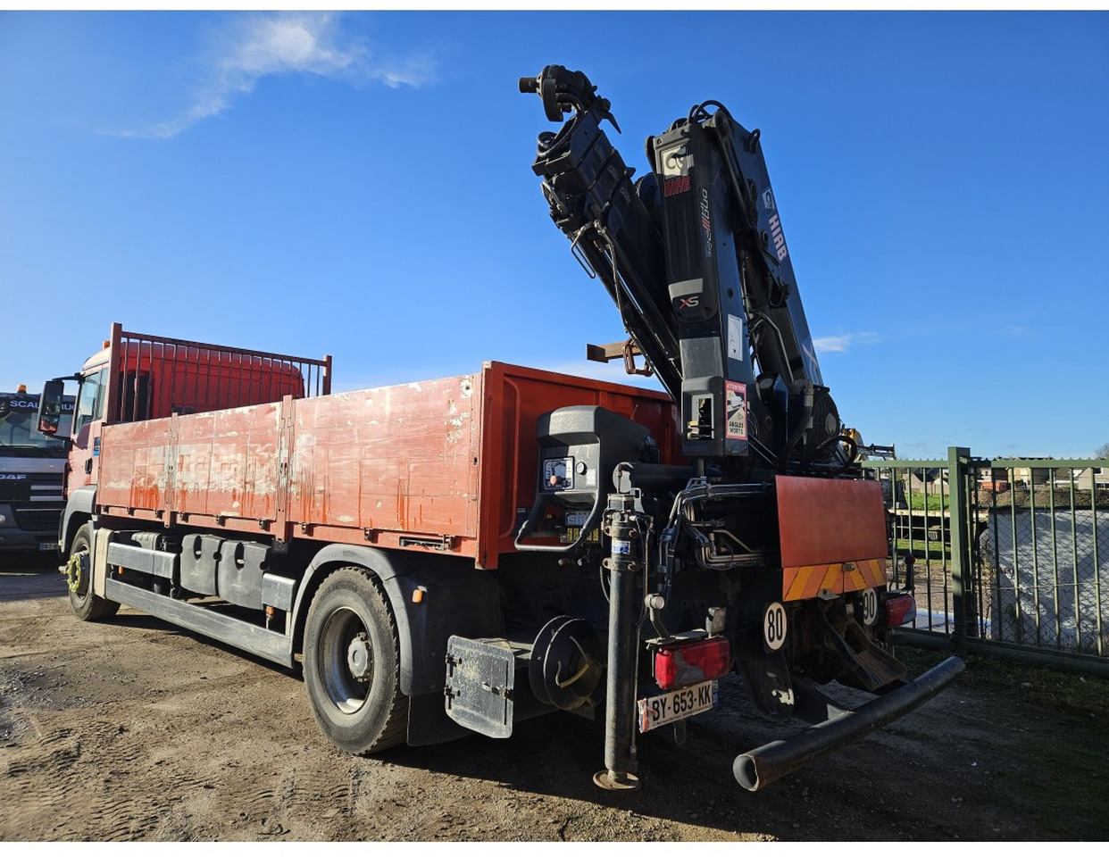 MAN TGS 18.400 Euro 5 Flat bed Full Spring suspension HIAB 122E -3 hiduo Crane Kran Remote - Φορτηγό με ανοιχτή καρότσα, Φορτηγό με γερανό: φωτογραφία 2 MAN TGS 18.400 Euro 5 Flat bed Full Spring suspension HIAB 122E -3 hiduo Crane Kran Remote - Φορτηγό με ανοιχτή καρότσα, Φορτηγό με γερανό: φωτογραφία 2