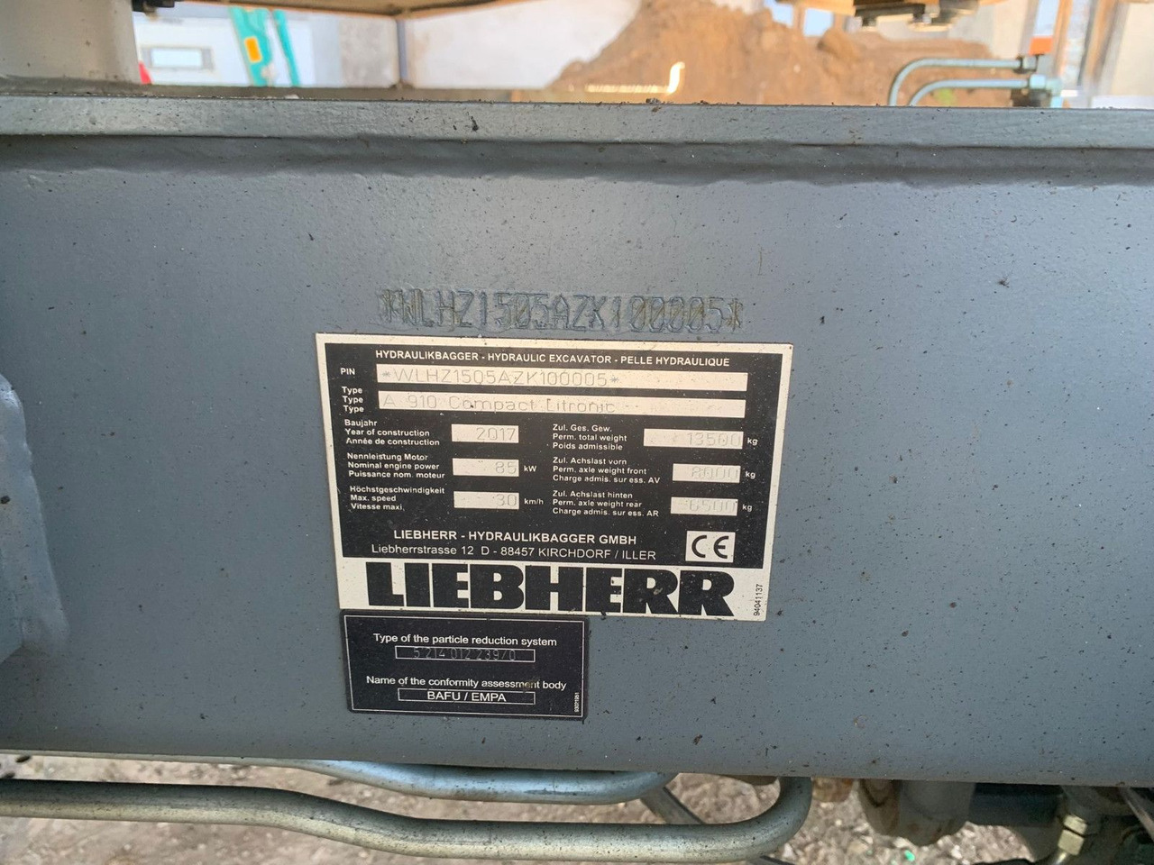 Τροχοφόρος εκσκαφέας Liebherr A910 Compact Litronic,3 Schaufeln,Schnellwechsle: φωτογραφία 11
