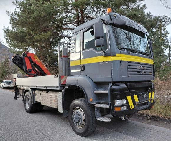 MAN TGA 18.480 4x4, E4, Wechsel, Palfinger PK22002EH - Φορτηγό με γερανό: φωτογραφία 4 MAN TGA 18.480 4x4, E4, Wechsel, Palfinger PK22002EH - Φορτηγό με γερανό: φωτογραφία 4