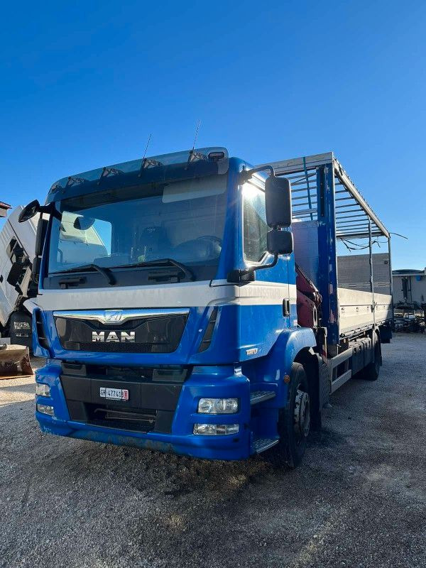 MAN TGM 18.340 - FASSI KRAN / RAMPE - Φορτηγό, Φορτηγό με γερανό: φωτογραφία 1 MAN TGM 18.340 - FASSI KRAN / RAMPE - Φορτηγό, Φορτηγό με γερανό: φωτογραφία 1