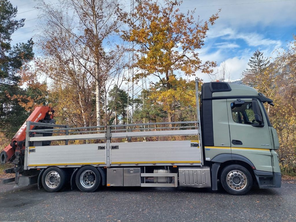 Mercedes-Benz Actros 2545 6x2, E6, Effer 265/6S - Φορτηγό με γερανό, Φορτηγό με ανοιχτή καρότσα: φωτογραφία 5 Mercedes-Benz Actros 2545 6x2, E6, Effer 265/6S - Φορτηγό με γερανό, Φορτηγό με ανοιχτή καρότσα: φωτογραφία 5