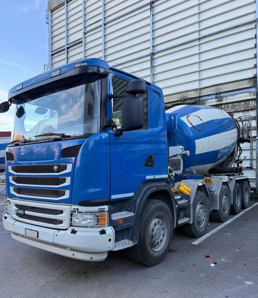 Scania G450 10x4, E6, Wechsel Mischer+Kipper, 2x - Μπετονιέρα φορτηγό: φωτογραφία 1 Scania G450 10x4, E6, Wechsel Mischer+Kipper, 2x - Μπετονιέρα φορτηγό: φωτογραφία 1