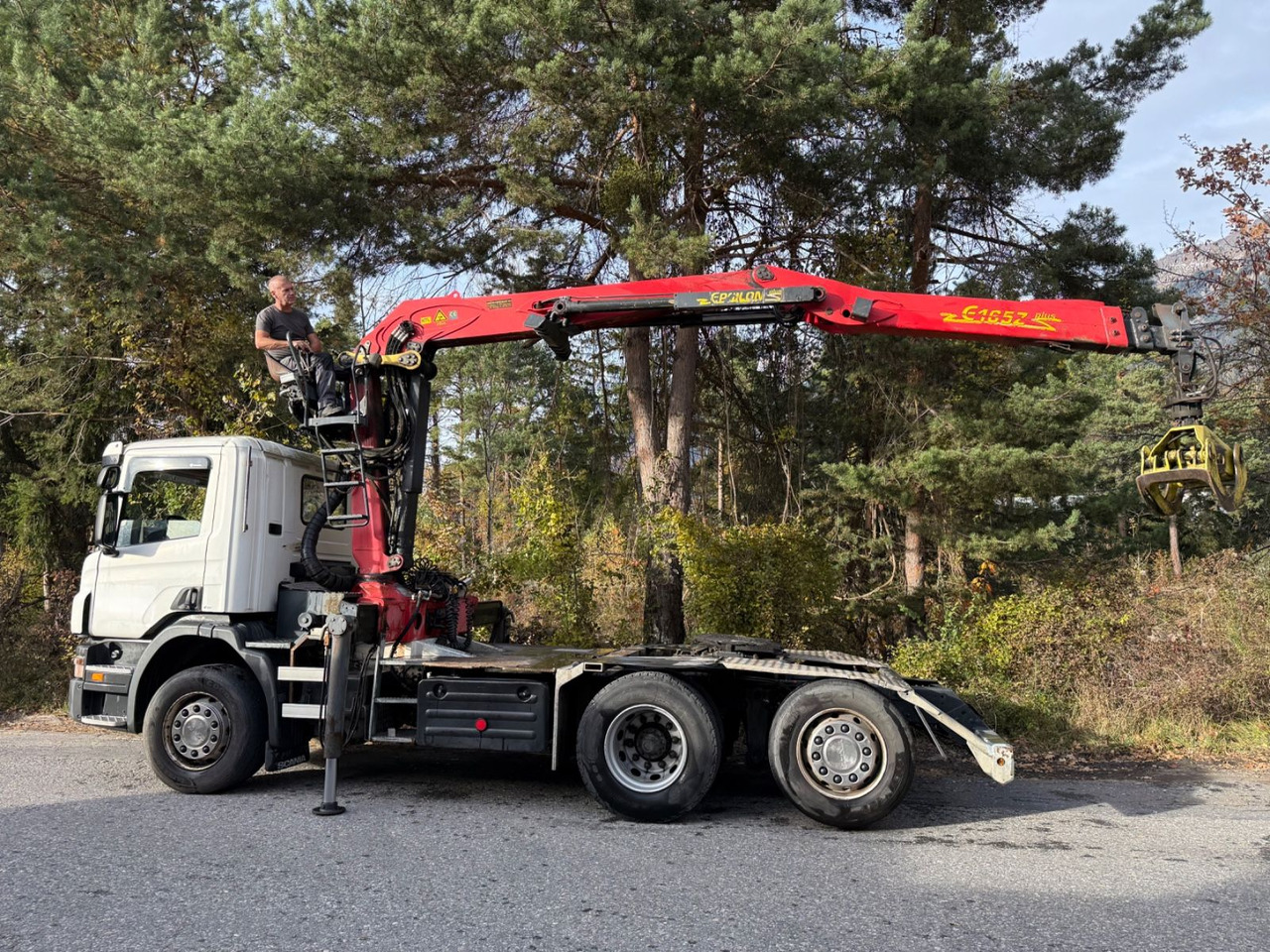 Scania P380 LB 6x2,E4,Palfinger Epsilon E165Z Plus,Kran - Τράκτορας: φωτογραφία 4 Scania P380 LB 6x2,E4,Palfinger Epsilon E165Z Plus,Kran - Τράκτορας: φωτογραφία 4