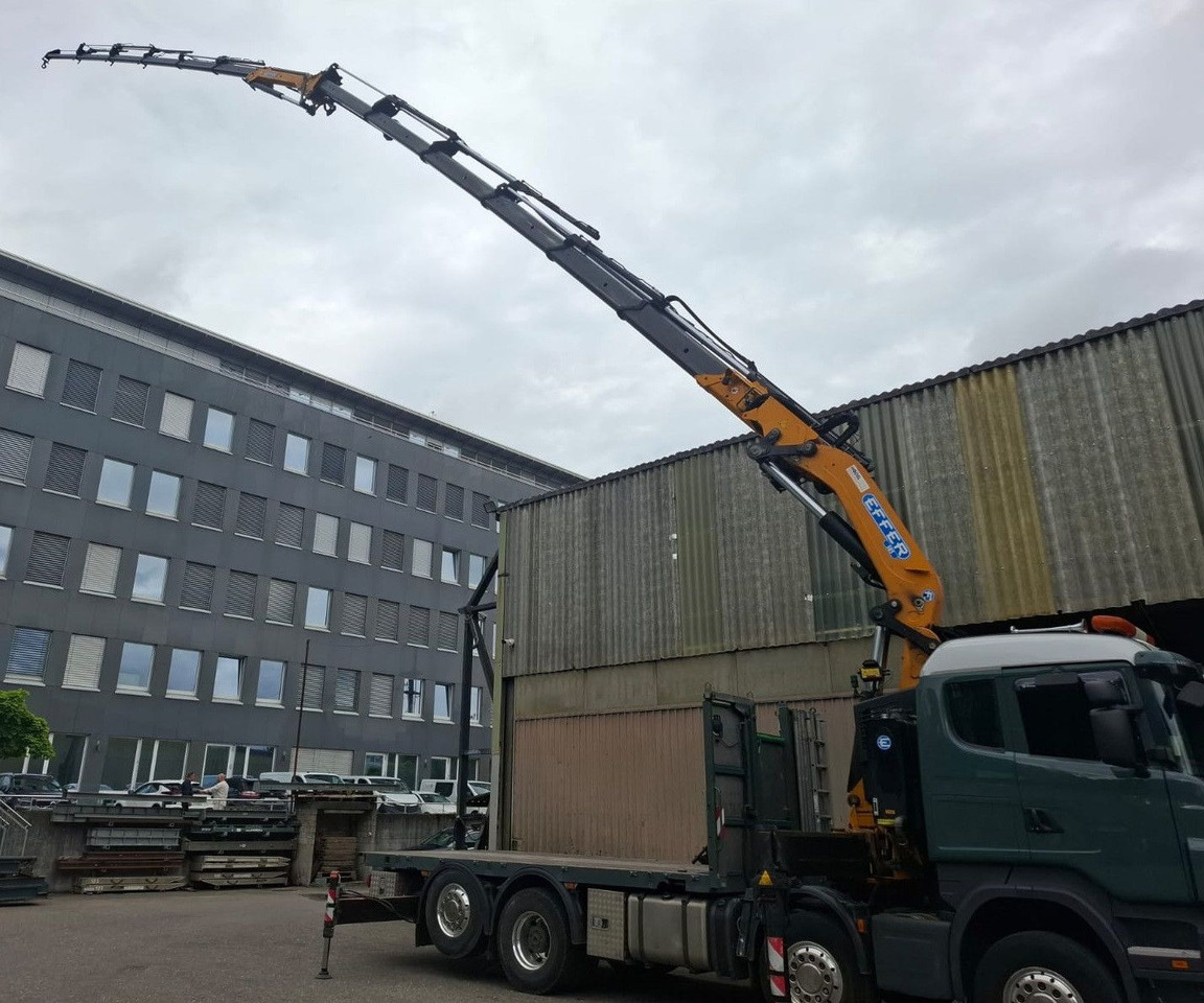 Scania R500 V8 8x2, E5, Effer 585 + Flyjib - Φορτηγό με γερανό: φωτογραφία 4 Scania R500 V8 8x2, E5, Effer 585 + Flyjib - Φορτηγό με γερανό: φωτογραφία 4