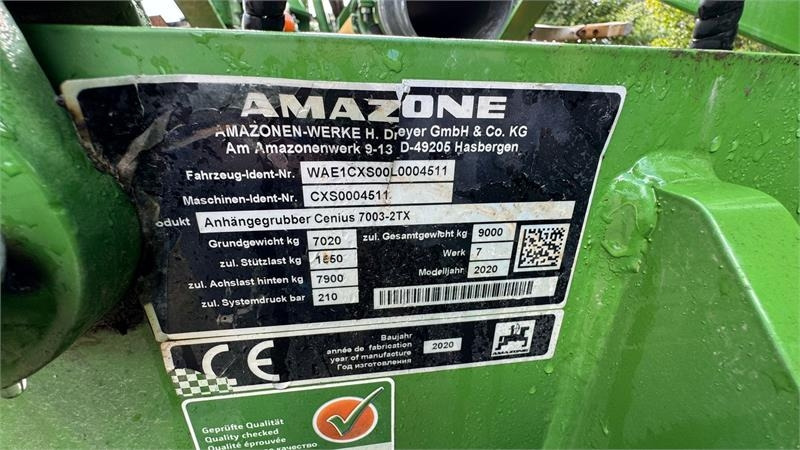 Amazone Cenius 7003 - 2TX Cenius 7003 m. så fordeler - Σβάρνα: φωτογραφία 4 Amazone Cenius 7003 - 2TX Cenius 7003 m. så fordeler - Σβάρνα: φωτογραφία 4