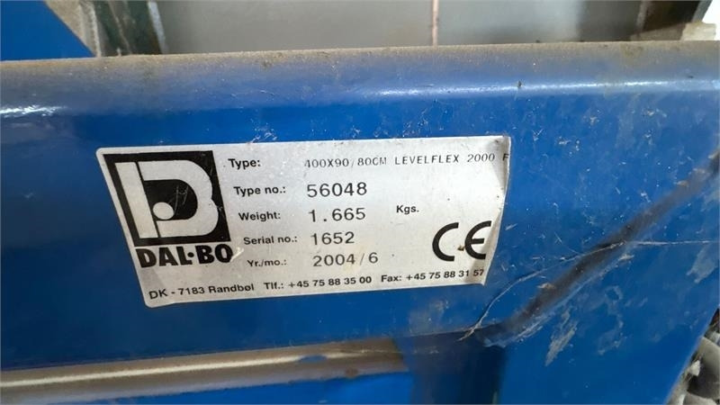 Dal-Bo 4m Frontpakker Levelflex 2000 4 m. - Φρεζοσβαρνα: φωτογραφία 3 Dal-Bo 4m Frontpakker Levelflex 2000 4 m. - Φρεζοσβαρνα: φωτογραφία 3