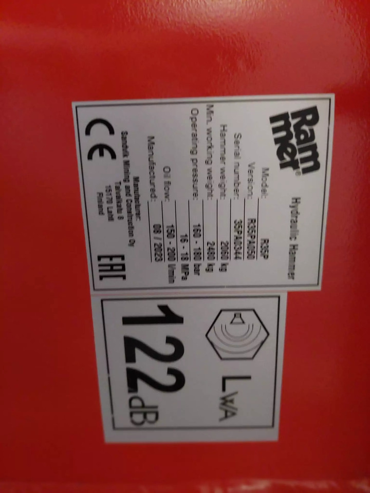 2023 Rammer R35P - Υδραυλικό σφυρί: φωτογραφία 3 2023 Rammer R35P - Υδραυλικό σφυρί: φωτογραφία 3