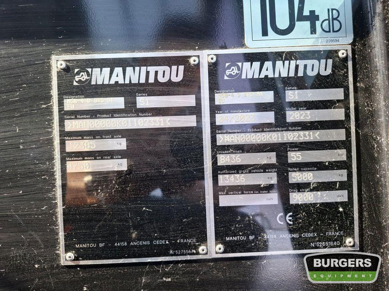 Φορτηγό ανωμάλου εδάφους Manitou M50-4: φωτογραφία 7