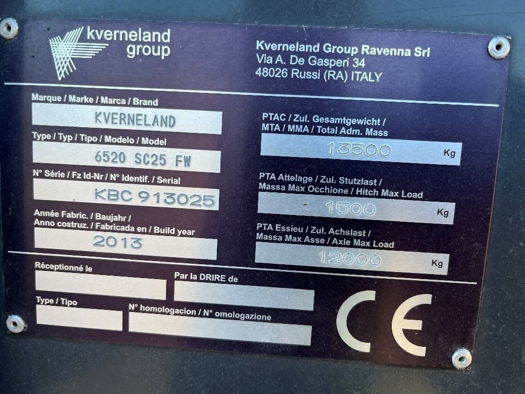 Kverneland 6520 SC25 FW Dismantled. Only spare parts  - Χορτοδετική μηχανή στρόγγυλης μπάλας: φωτογραφία 3 Kverneland 6520 SC25 FW Dismantled. Only spare parts  - Χορτοδετική μηχανή στρόγγυλης μπάλας: φωτογραφία 3