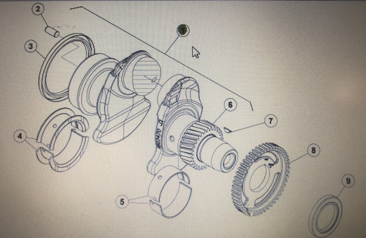 CLAAS Celtis - wał korbowy Ceres 355-325X Ares 566-546 Ergos 466-436 John Deere - Στροφαλοφόρος για Γεωργικά μηχανήματα: φωτογραφία 1 CLAAS Celtis - wał korbowy Ceres 355-325X Ares 566-546 Ergos 466-436 John Deere - Στροφαλοφόρος για Γεωργικά μηχανήματα: φωτογραφία 1