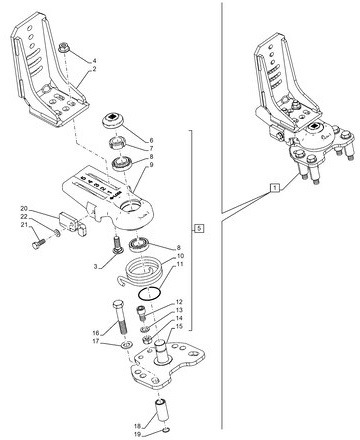 Case Puma New Holland T7 - wspornik skręt błotnika 90403696 - Fender για Γεωργικά μηχανήματα: φωτογραφία 1 Case Puma New Holland T7 - wspornik skręt błotnika 90403696 - Fender για Γεωργικά μηχανήματα: φωτογραφία 1