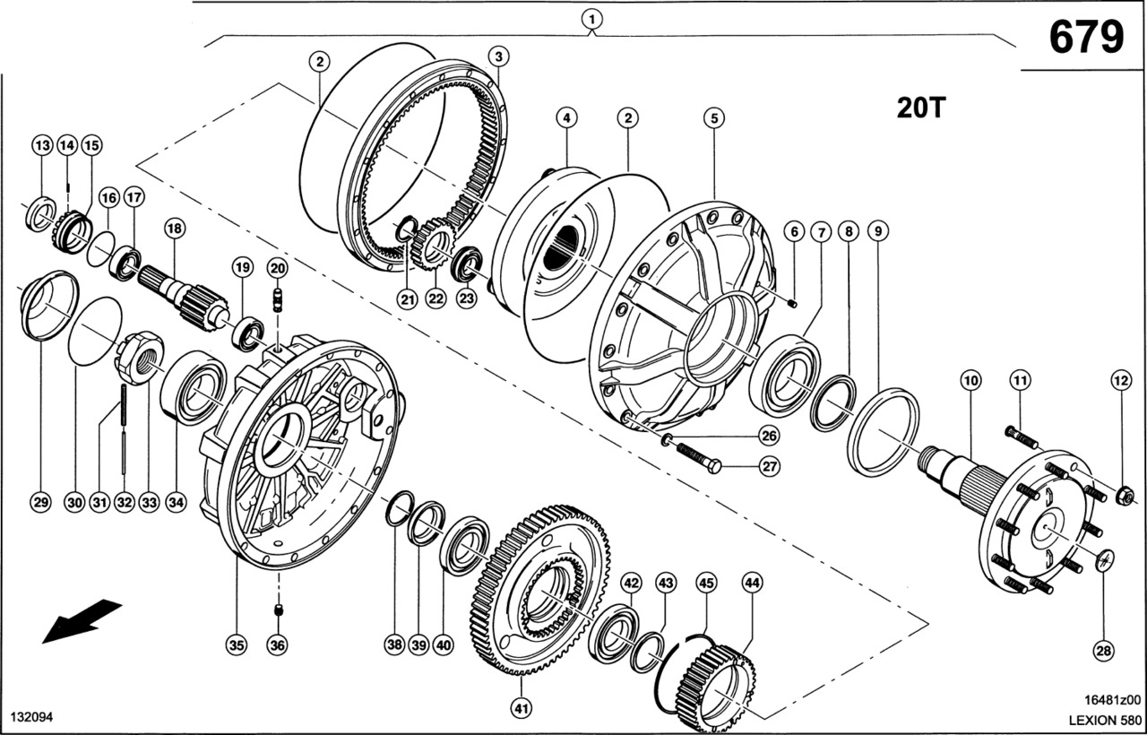 Claas Lexion 580 OBUDOWA OSI ZEWN 0006699963 (Napęd jezdny; zwolnica planetarna) - Μοτέρ πορείας για Γεωργικά μηχανήματα: φωτογραφία 1 Claas Lexion 580 OBUDOWA OSI ZEWN 0006699963 (Napęd jezdny; zwolnica planetarna) - Μοτέρ πορείας για Γεωργικά μηχανήματα: φωτογραφία 1