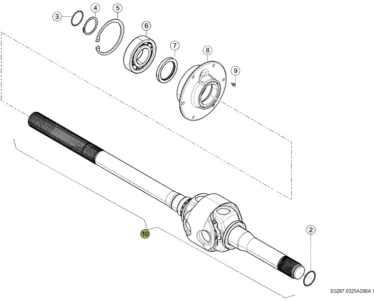 Claas Xerion 4000 - mechanizm róźnicowy dyferencjał - półoś 0006278370 - Διαφορικό για Γεωργικά μηχανήματα: φωτογραφία 1 Claas Xerion 4000 - mechanizm róźnicowy dyferencjał - półoś 0006278370 - Διαφορικό για Γεωργικά μηχανήματα: φωτογραφία 1