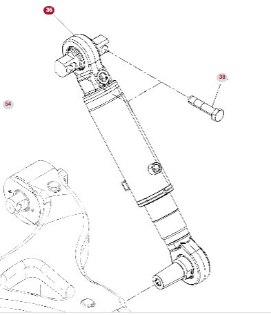 Fendt 930 933 936 939 942 GEN 7 Siłownik Zawieszenia Dolnego Amortyzator CZĘŚCI H218PB0520090 - Αμορτισέρ για Γεωργικά μηχανήματα: φωτογραφία 1 Fendt 930 933 936 939 942 GEN 7 Siłownik Zawieszenia Dolnego Amortyzator CZĘŚCI H218PB0520090 - Αμορτισέρ για Γεωργικά μηχανήματα: φωτογραφία 1