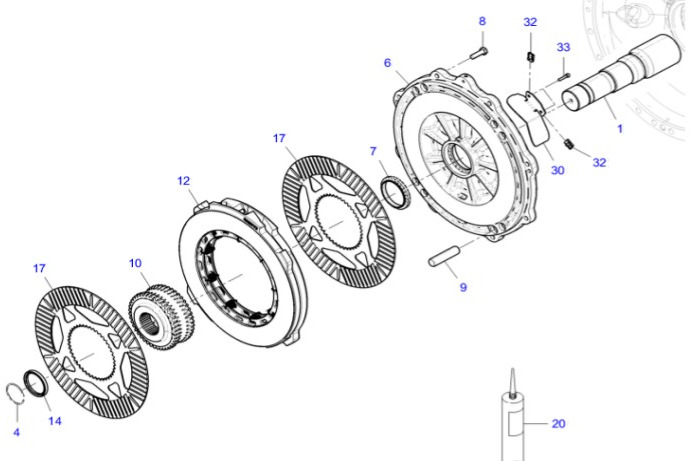 Fendt 930 933 936 939 942 Vario Gen 6 Hamulec Tarczowy Kompletny Prawa Lewa Strona CZĘŚCI - Δίσκος φρένων για Τρακτέρ: φωτογραφία 1 Fendt 930 933 936 939 942 Vario Gen 6 Hamulec Tarczowy Kompletny Prawa Lewa Strona CZĘŚCI - Δίσκος φρένων για Τρακτέρ: φωτογραφία 1