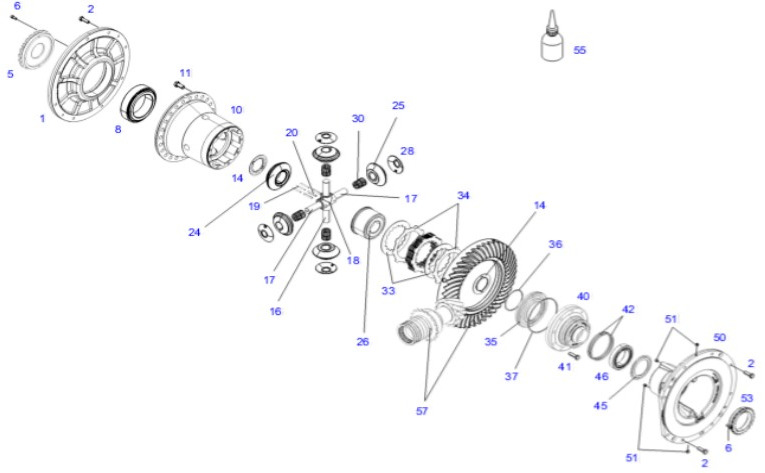 Fendt 930 933 936 939 942 Vario Gen 6 Obudowa Mechanizmu Różnicowego Obudowa Łożyska CZĘŚCI - Μετάδοσης κίνησης για Τρακτέρ: φωτογραφία 1 Fendt 930 933 936 939 942 Vario Gen 6 Obudowa Mechanizmu Różnicowego Obudowa Łożyska CZĘŚCI - Μετάδοσης κίνησης για Τρακτέρ: φωτογραφία 1
