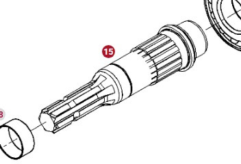 Fendt 930 933 936 939 942 Vario Gen 6 Wał WOM CZĘŚCI 931150200472 - Μετάδοσης κίνησης για Τρακτέρ: φωτογραφία 1 Fendt 930 933 936 939 942 Vario Gen 6 Wał WOM CZĘŚCI 931150200472 - Μετάδοσης κίνησης για Τρακτέρ: φωτογραφία 1