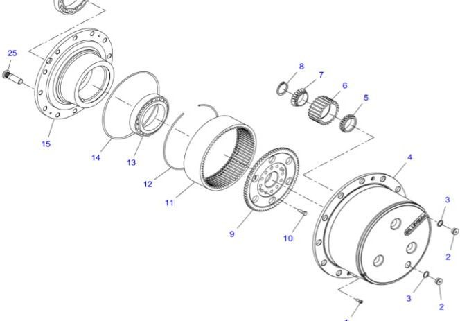 Fendt 930 933 936 939 942 Vario Gen 6 Zwolnica Kompletna Jarzmo Piasta Łożysko H218PF050026A - Μοτέρ πορείας για Γεωργικά μηχανήματα: φωτογραφία 1 Fendt 930 933 936 939 942 Vario Gen 6 Zwolnica Kompletna Jarzmo Piasta Łożysko H218PF050026A - Μοτέρ πορείας για Γεωργικά μηχανήματα: φωτογραφία 1