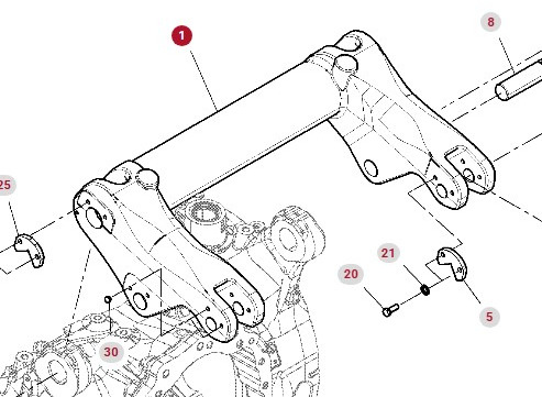 Fendt 930 933 936 942 GEN 7 Ramię Podnośnika CZĘŚCI   H218PP400101A - Ανταλλακτικό για Γεωργικά μηχανήματα: φωτογραφία 1 Fendt 930 933 936 942 GEN 7 Ramię Podnośnika CZĘŚCI   H218PP400101A - Ανταλλακτικό για Γεωργικά μηχανήματα: φωτογραφία 1
