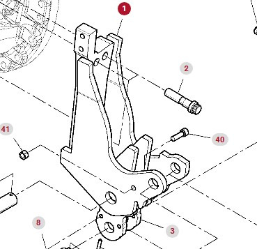 Fendt 930 933 936 GEN 7 Wspornik tylnego TUZ Prawy Lewy CZĘŚCI H218PH4001030 H218PH4001050 - Ανταλλακτικό για Γεωργικά μηχανήματα: φωτογραφία 1 Fendt 930 933 936 GEN 7 Wspornik tylnego TUZ Prawy Lewy CZĘŚCI H218PH4001030 H218PH4001050 - Ανταλλακτικό για Γεωργικά μηχανήματα: φωτογραφία 1