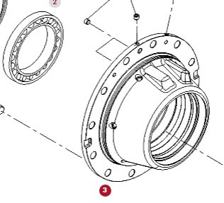 Fendt Vario 1038 1042 1046 1050 GEN 3 Piasta Koła Łożysko Stożkowe F530300220350 F530300220010 - Πλήμνης για Γεωργικά μηχανήματα: φωτογραφία 1 Fendt Vario 1038 1042 1046 1050 GEN 3 Piasta Koła Łożysko Stożkowe F530300220350 F530300220010 - Πλήμνης για Γεωργικά μηχανήματα: φωτογραφία 1