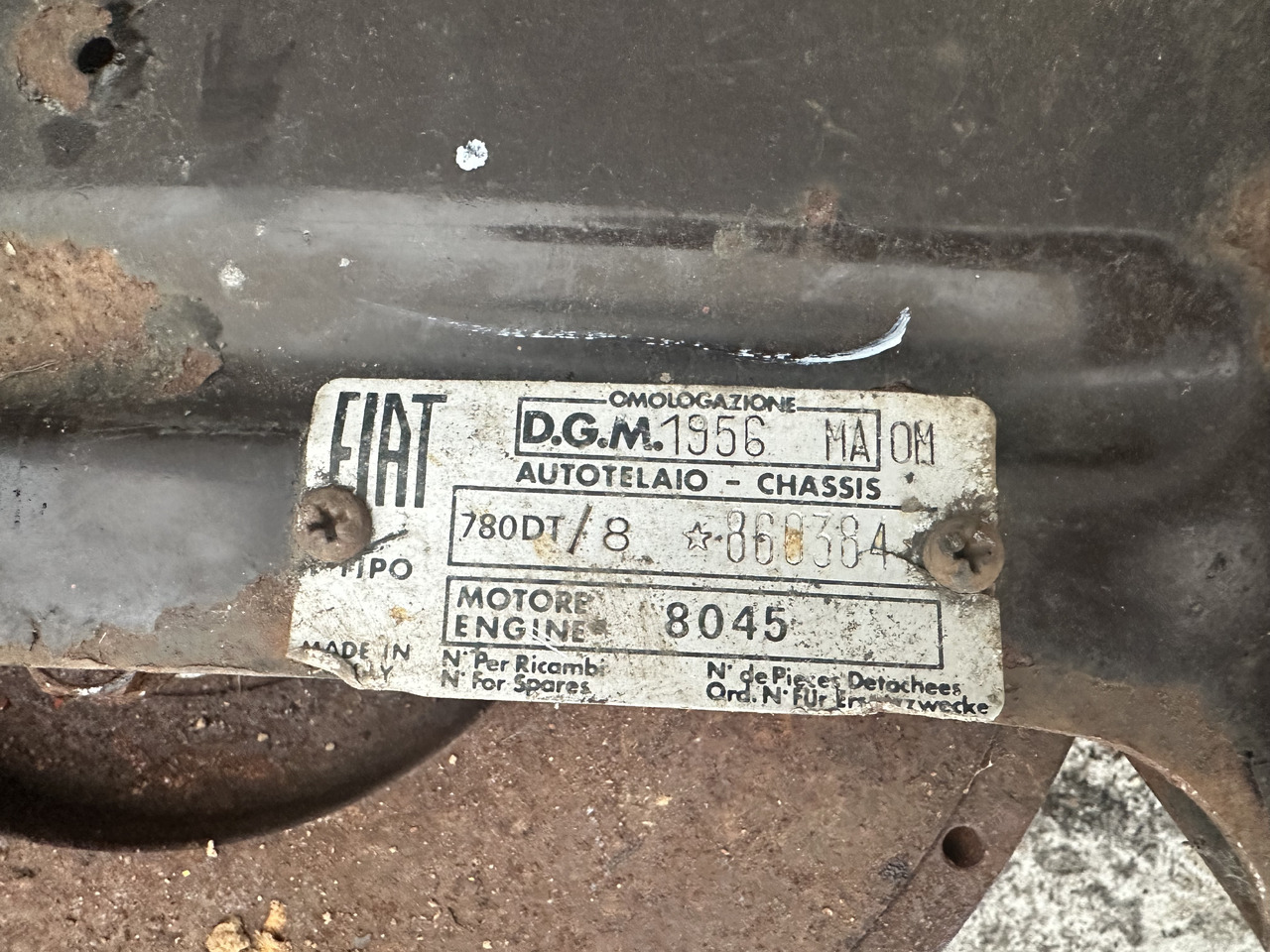 Fiat 780dt Fiat 8045 korbowód koło zamachowe , kolektor wydechowy - Σφόνδυλος για Γεωργικά μηχανήματα: φωτογραφία 3 Fiat 780dt Fiat 8045 korbowód koło zamachowe , kolektor wydechowy - Σφόνδυλος για Γεωργικά μηχανήματα: φωτογραφία 3